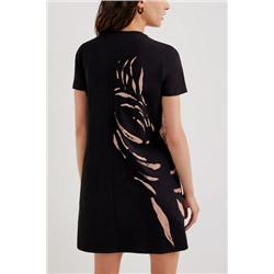 Vestido camisetero guepardo