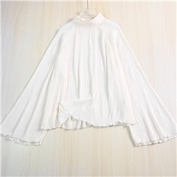 Легкая летящая блузка из структурной ткани H&*M