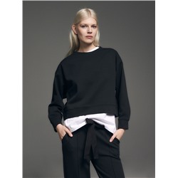 Jerseyhose mit Bindegürtel