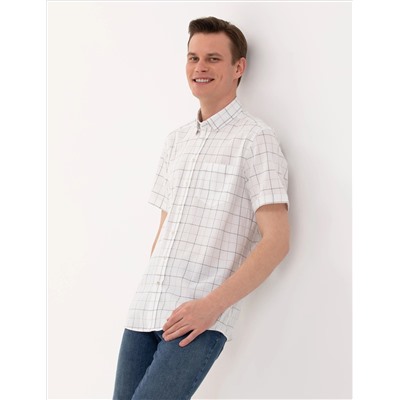 Haki Regular Fit Kısa Kollu Gömlek
