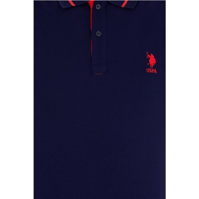 Erkek Lacivert Basic Polo Yaka Tişört