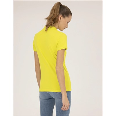 Yeşil Slim Fit Polo Yaka Basic Tişört