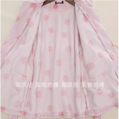 Теплый халат для девочек и мальчиков (110-150)