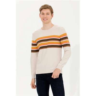 Erkek Krem Melanj Kazak