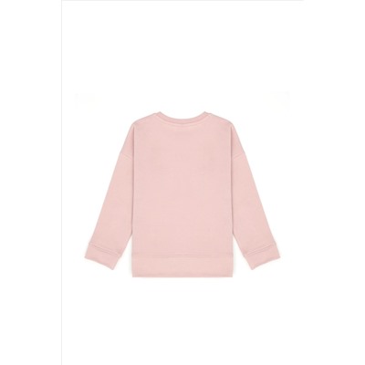 Kız Çocuk Toz Pembe Sweatshirt