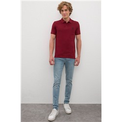 Erkek Plum Basic Polo Yaka Tişört