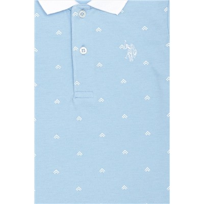 Erkek Çocuk Beyaz Polo Yaka Tişört