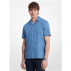 Michael Kors Outlet Denim Camp Shirt