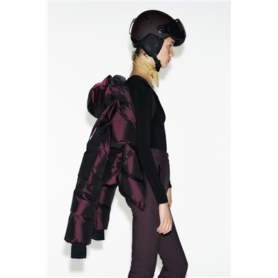 QUILTED ANORAK WITH 80% DOWN 20% FEATHER, WATER-RESISTANT, WINDPROOF, RECCO® TECHNOLOGY SKI COLLECTION, CHARACTERISTICS