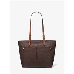 Michael Kors Outlet Jet Set Medium Logo Pocket Tote Bag