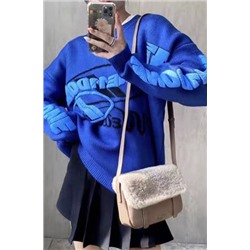 Милая плюшевая сумка через