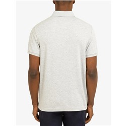 SOLID INTERLOCK POLO SHIRT WITH WOVEN TRIM