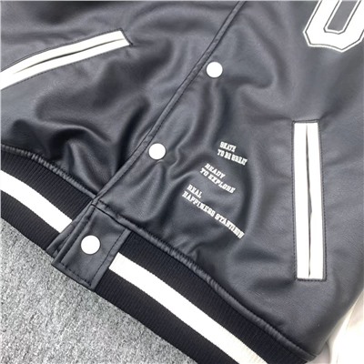 Детская кожаная куртка-бомбер  💕ЗАР*А