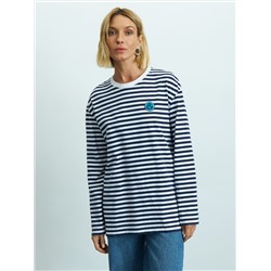 Женский oversize лонгслив из 100% хлопка