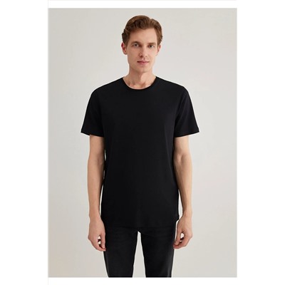 Mavi Siyah Basic Tişört Slim Fit / Dar Kesim 065574-900