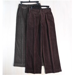 Плотные хлопковые брюки с прямой посадкой