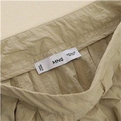 Легкая объемная однослойная женская юбка с карманами в боковых швах МАНГ*О