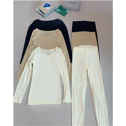 FITLIVA оригинальный комплект осенней одежды из одношерстного шелка и корректирующих фигуру джинс.Подарок природы: волокна шелка и шерсти сконцентрированы для защиты кожи, впитывают влагу и нагреваются, легкие и теплые!  Содержит акриловое нагревательное волокно, которое преобразует тепловую энергию в тепло, поглощая влагу, выделяемую человеческим телом.Тонкая одежда также может дать вам ощущение тепла!  Это красивое платье с элементами мастерства во всем. Задняя часть шеи, задняя часть лопаток, грудь, талия, спина, живот и ягодицы тщательно продуманы. Верхняя часть тела очень стройнит, обладает высокой эластичностью, легкой формой и посадкой на 360 градусов. коже, дает. Речь идет не только о сохранении тепла!  Простой круглый вырез, элегантный и стильный, удлиненные манжеты с противоскользящими краями, удобные и стильные, расширенная талия, улучшенная форма живота.  Настоящее качество, три цвета: черный, телесный и коричневый.