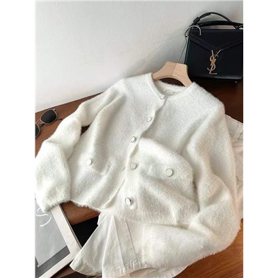 Женский пушистый кардиган