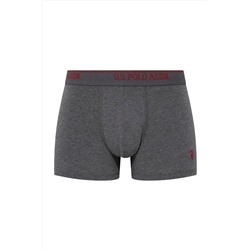 U.S. Polo Assn. U.s Polo Assn. 90005 Erkek Battal 3'lü Boxer-Siyah&Antrasit&Lacivert