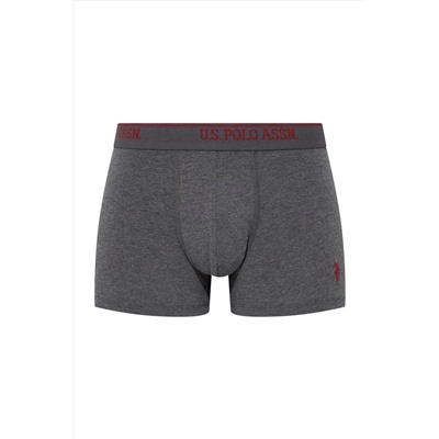 U.S. Polo Assn. U.s Polo Assn. 90005 Erkek Battal 3'lü Boxer-Siyah&Antrasit&Lacivert