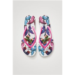 Chanclas mariposas