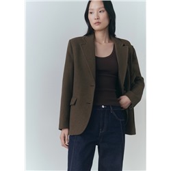 Jeans rectos rinse wash costuras