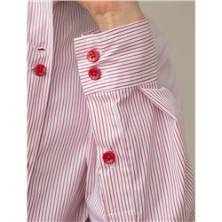 Блузка прилегающего силуэта из хлопка