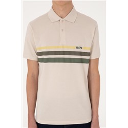 Erkek Regular Fit Polo Yaka Taş Tişört