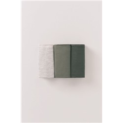 Pack 3 bragas clásicas logo blanco