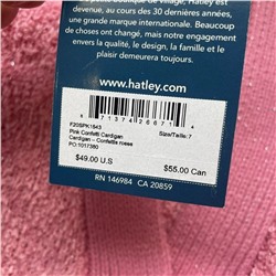 Детский жакет с металлизированной нитью Hatle*y Экспорт в США и Европу