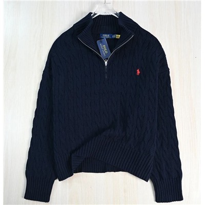 Элегантный свитер в стиле ретро с косичной вязкой РАЛЬ*Ф Л