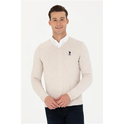 Erkek Taş Melanj Basic Kazak