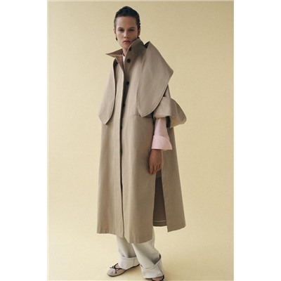 TRENCH OVERSIZE PAÑUELO ZW COLLECTION LIMITED EDITION