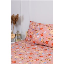 Простыня на резинке поплин Полька