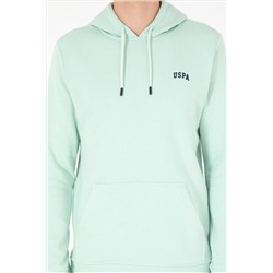 Erkek Su Yeşili Basic Sweatshirt