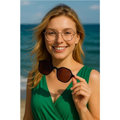 Оправа с солнцезащитной насадкой (Clip-on) StyleMark Polarized C1702B