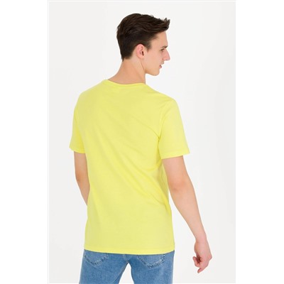 Erkek Citron Basic Bisiklet Yaka Tişört