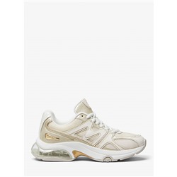 MICHAEL MICHAEL KORS Kit Extreme Metallic Leather and Mesh Trainer