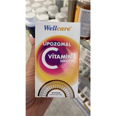 Wellcare Liposomal vitamini 500 mg 275 30 KAPSÜL