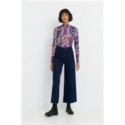 Vaquero culotte cropped