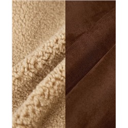 Пальто для мальчиков/девочек детское. Цвет: коричневый