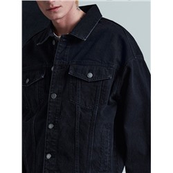 Джинсовая куртка оверсайз