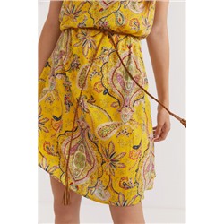 Vestido fluido estampado