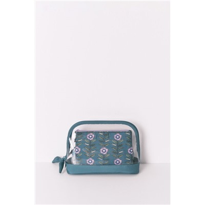 Pack 3 neceseres estampados verdes