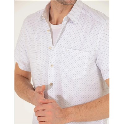 Mavi Regular Fit Kısa Kollu Gömlek