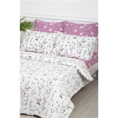 Пододеяльник поплин Пиония