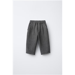 TEXTURED BALLOON TROUSERS