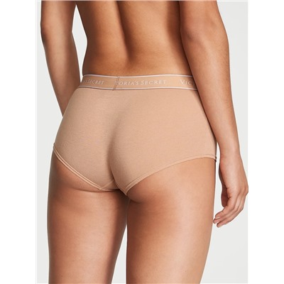 Logo Cotton Boyshort Panty