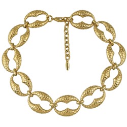 Колье Рептилия (покрытие золото) 45-50см, Есть комплект